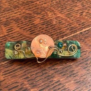 Lucky Penny Hair Barrette